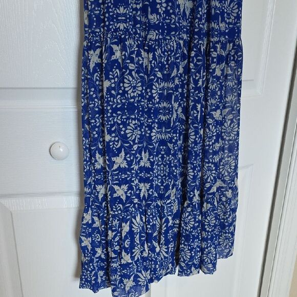5 For $25 Blue & White Floral Spring Maxi Dress - Picture 5 of 8